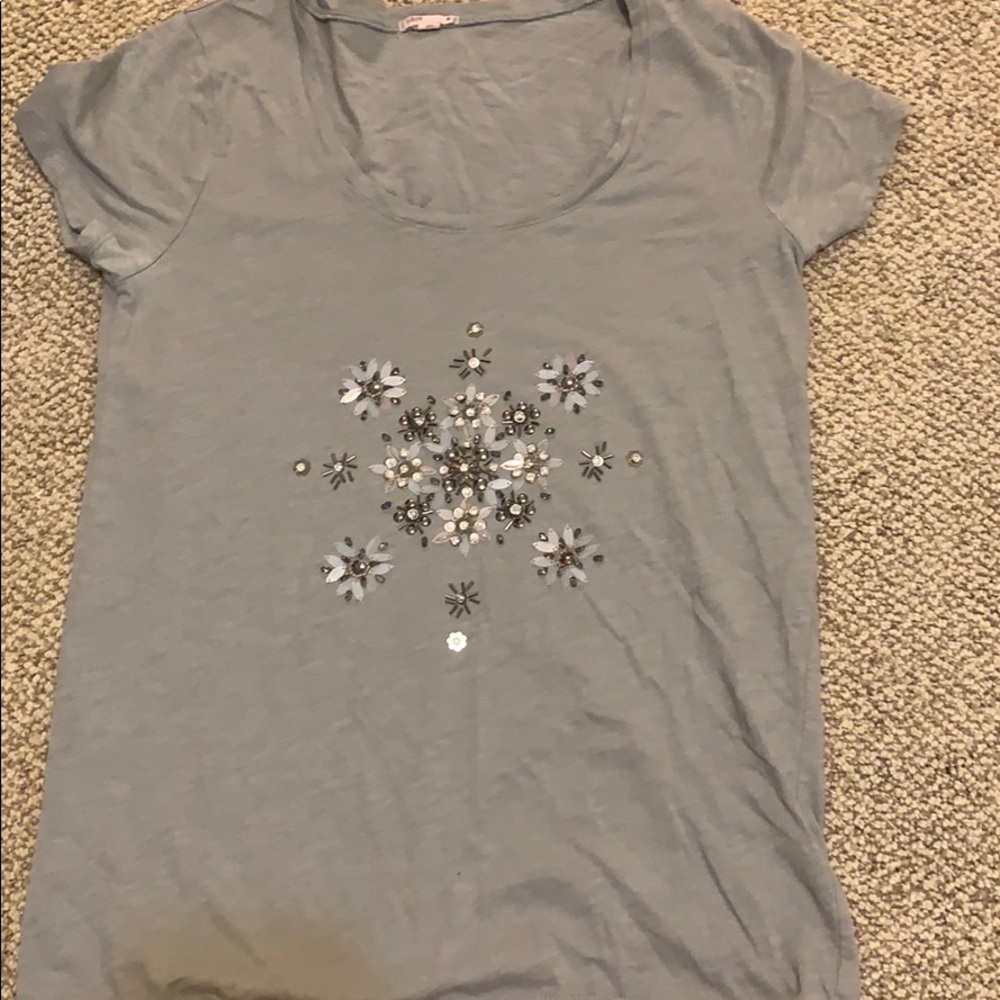 Grey J Crew Shirt